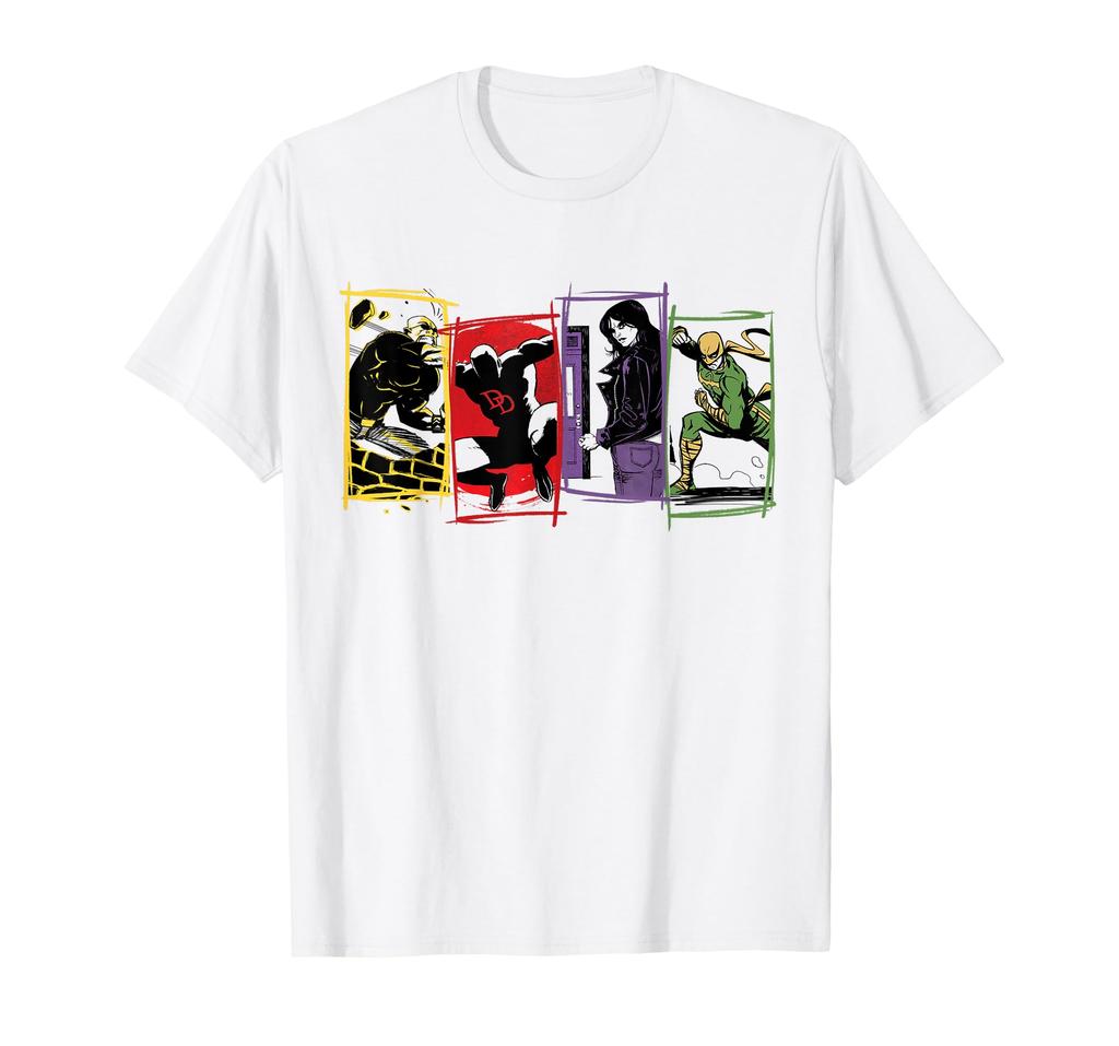 Marvel Defenders Superhero Team T-Shirt