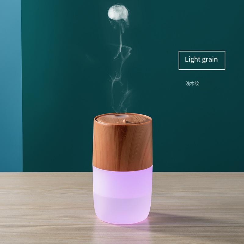 

Бытовой увлажнитель воздуха очиститель светодиодный семицветный рассеянный свет украшение спальня офис автомобиль пламя ароматический диффузор 900 мл