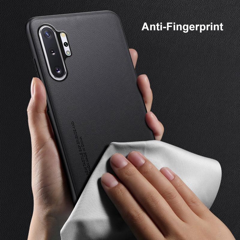 Custodia Lussuosa in Ecopelle PU per Samsung Galaxy Note 10 Plus Cover Posteriore Custodia per Telefono in Silicone Protezione Completa per Samsung Note10 Plus 5G
