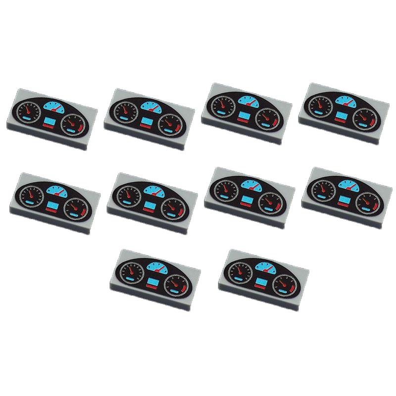 City Building Blocks Accessories Dashboard Audio Computer Control Center Radar Keyboard Mobile Phone Model Mini Brick Toy R054