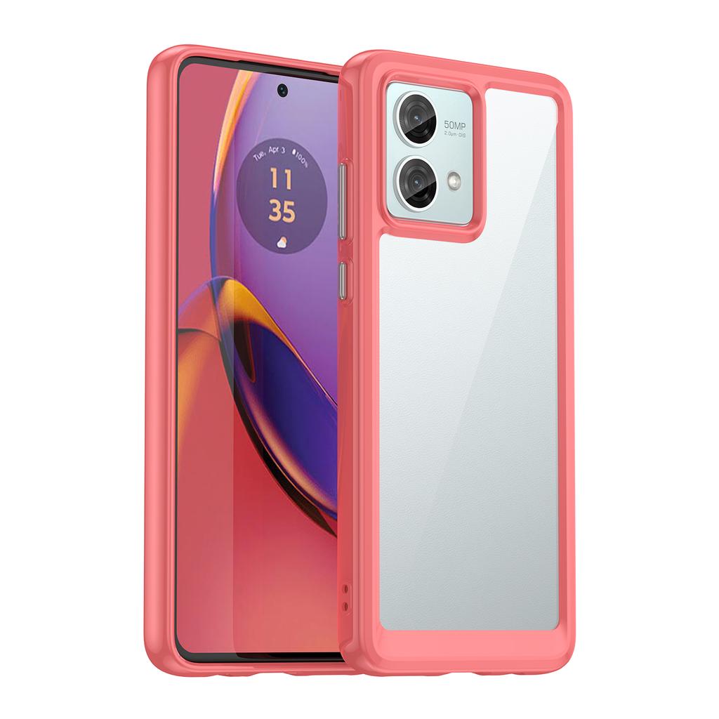 Farbenfrohe, transparente TPU-Hülle für Motorola Moto G84 G54 G14 G04 G04S G24 G34, Schutzhülle, stoßfester Rahmen, vollständiger Schutz, farbenfrohe, klare Abdeckung