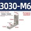 1PC EU 2020 3030 4040 4545 T Slot L-Shape Interior Inside Corner Connector Joint Bracket With Screws For Extrusion Profile