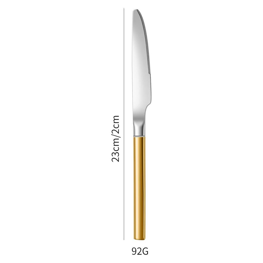 New Stainless Steel Cutlery Set: Knife, Fork, Spoon for Restaurant and Hotel Dining