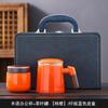 Suet jade mug office cup ceramic filter with lid tea cup household tea separation water cup gift