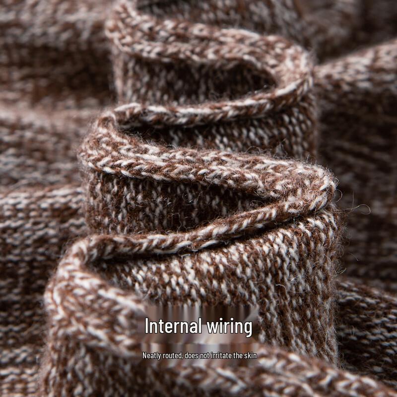 Hodo Men's Heavyweight Wool Blend Pullover Sweater