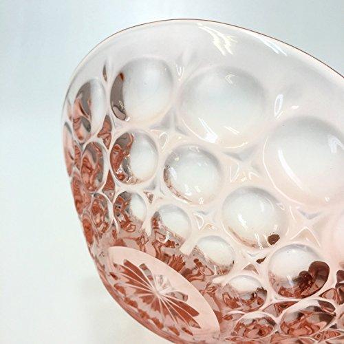 Aderia (ADERIA) Mittlere Schalen, Korallenrosa, Maximal 15 cm x 4,5 cm hoch, Suigetsu Dessertschalen, 3er-Set, Hergestellt in Japan, F-70384