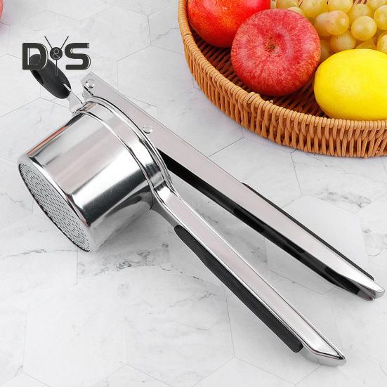 Ricer for Mashed Potatoes Stainless Steel Potato Press Manual Juicer Potato Masher Professional Kitchen Tool