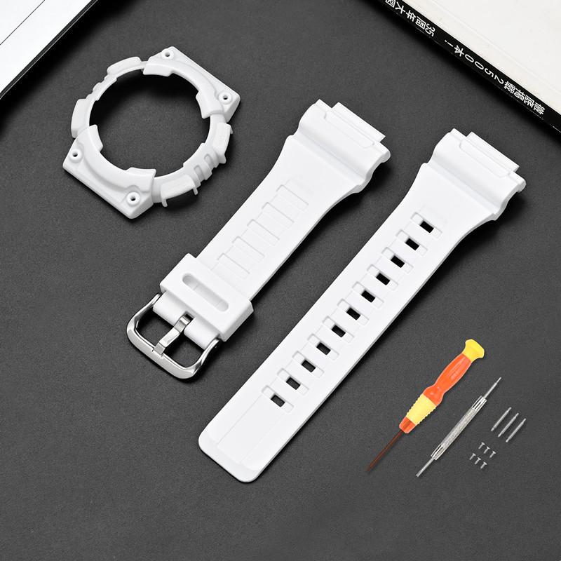 Reimveske for Casio G-Shock AQ-S810 Menn Kvinner Erstatning Matt Gummi Silikon Klokkereim Armbånd
