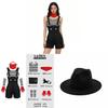 Vintage Cosplay Costume Includes Top Pants And Accessories For Stage Shows