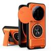 KEYSION Magnetic Phone Case for Xiaomi 17 Ultra 5G Slide Camera Lens Protection Upright Kickstand 360 Ring Shockproof Back Cover