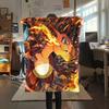 Charizard  Print Flannel Blanket, High quality Comfortable for All Seasons, Home Decor, Warmth and Comfort
