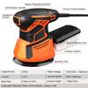 350W Round Random Orbits Sander Electric Wood Grinder Polishing Machine with 20pcs 125mm Sandpaper Dust Collection