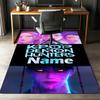 Custom Name KPop Demon Hunters Printed Carpet,Rug for Office Chair Living Room Bedroom Kitchen Room Decor Gifts.