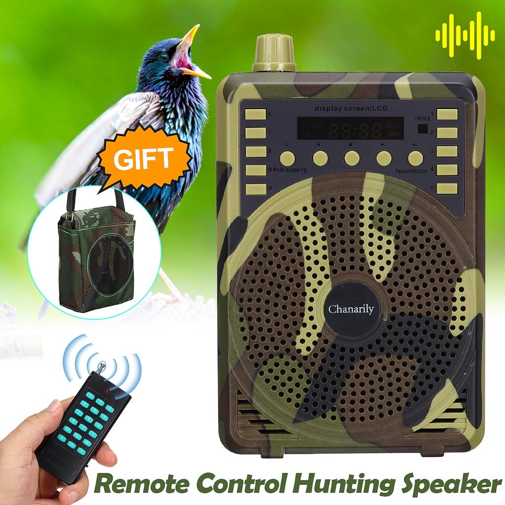 Hunting Decoy Calls Electronic Bird Caller Camouflage MP3 Speaker Electric Hunting Decoy Speaker Remote Controller Kit