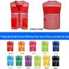 Custom Charity Event T-shirt Vest with Logo Printing for Volunteers