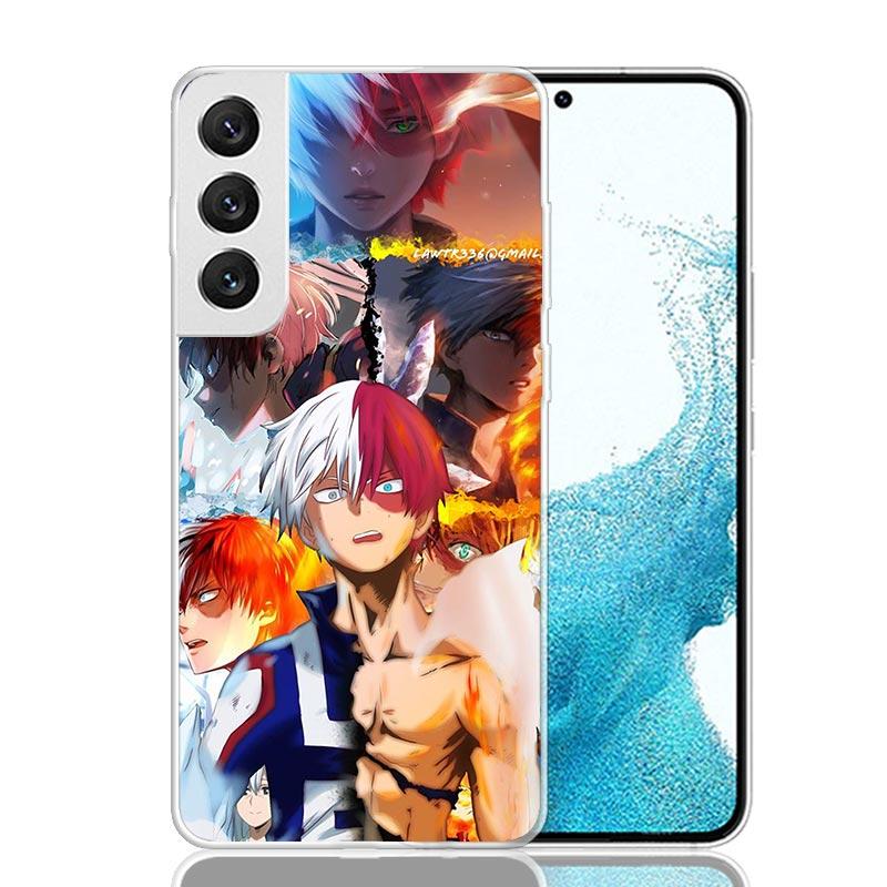 My Hero MHA Todoroki Shoto Phone Case For Samsung Galaxy S26 S25 Edge S24 S23 FE S22 Ultra S21 Plus S20 + Fundas Cover Coque Gal