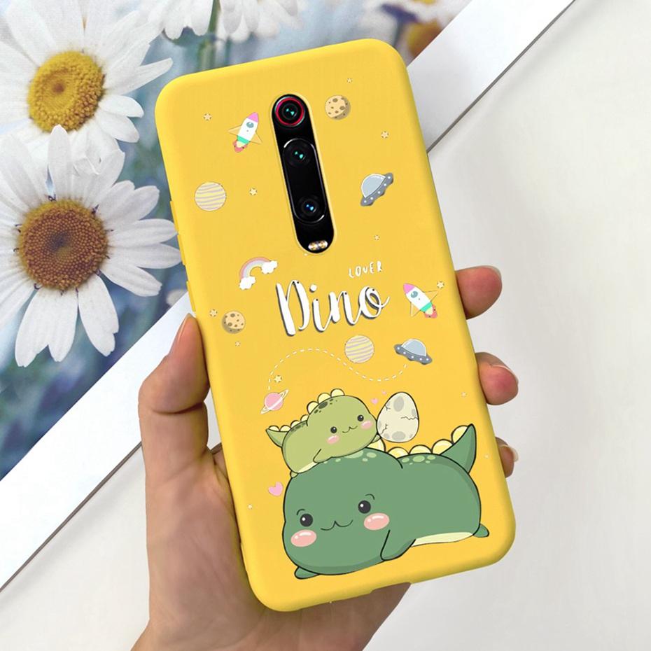 Kreslený obal pro Xiaomi Mi 9T Pro Mi9T Roztomilý barevný měkký silikonový zadní kryt pro Xiaomi Mi 9T 9 T 9TPro Pouzdra na telefon