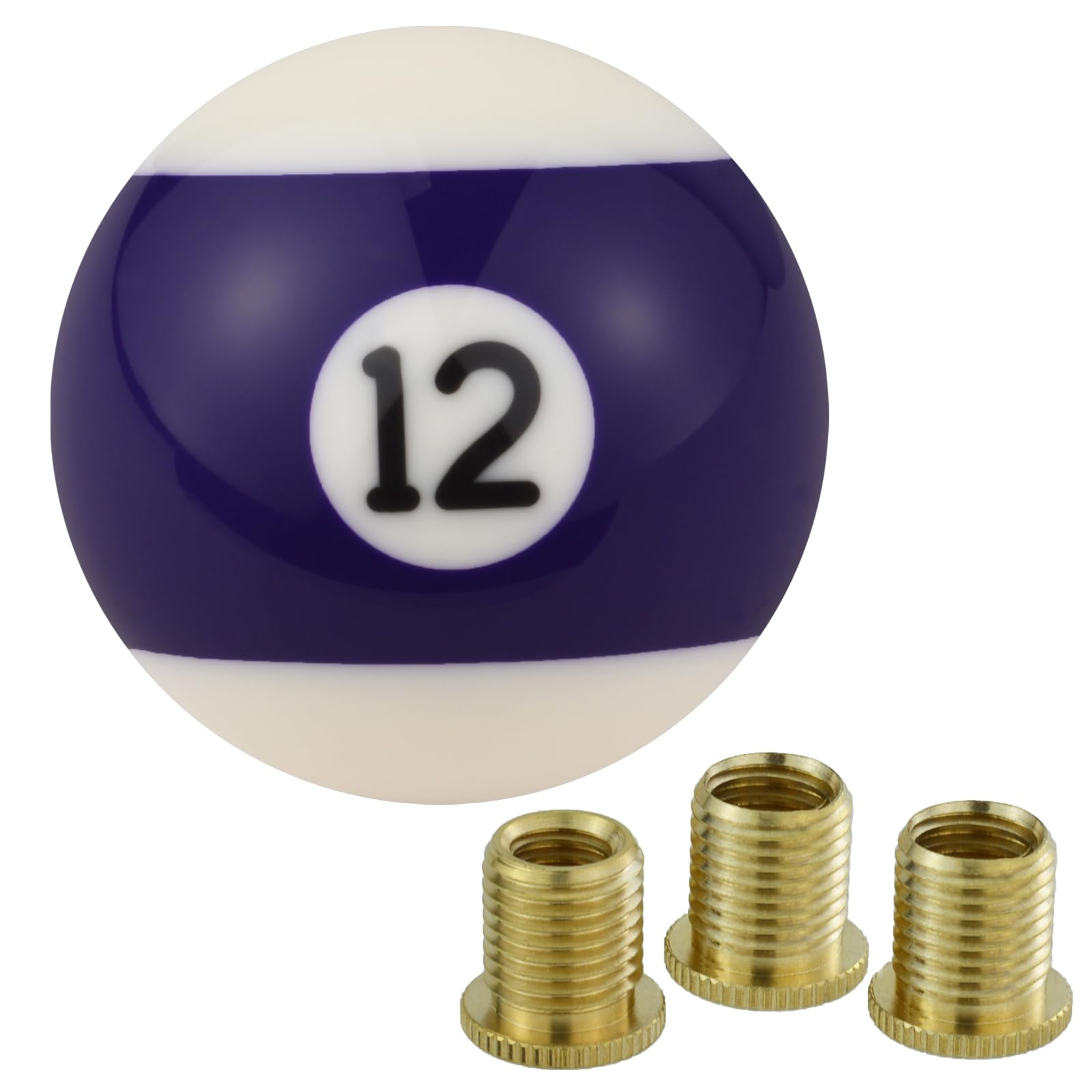 Ручка переключения передач Abfer Billiard №12 Рукоятка рычага переключения передач автомобиля фиолетовый