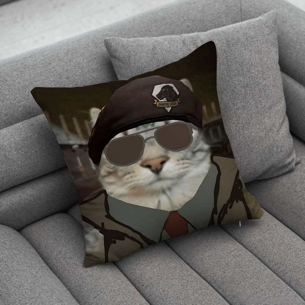 

MMetal Gear SSolid Creative patterned pillowcases for interior decoration office living room home 30x30cm
