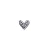 Heart Chain Tassel Alloy Nail Art Jewelry Stickers with Zircon Accents