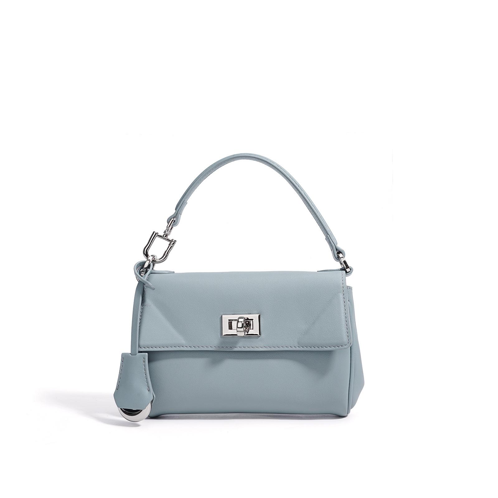 

Нишевый дизайн Маленькая квадратная сумка Модная высококлассная сумочка Повседневная простая сумка-мессенджер для работы Женская сумка с замком