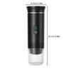 Macchina per Caffè Espresso Portatile Macchina per Caffè a Capsule Automatica Hot Cold Brew da Esterno Viaggio Mini Macchina per Caffè per Casa