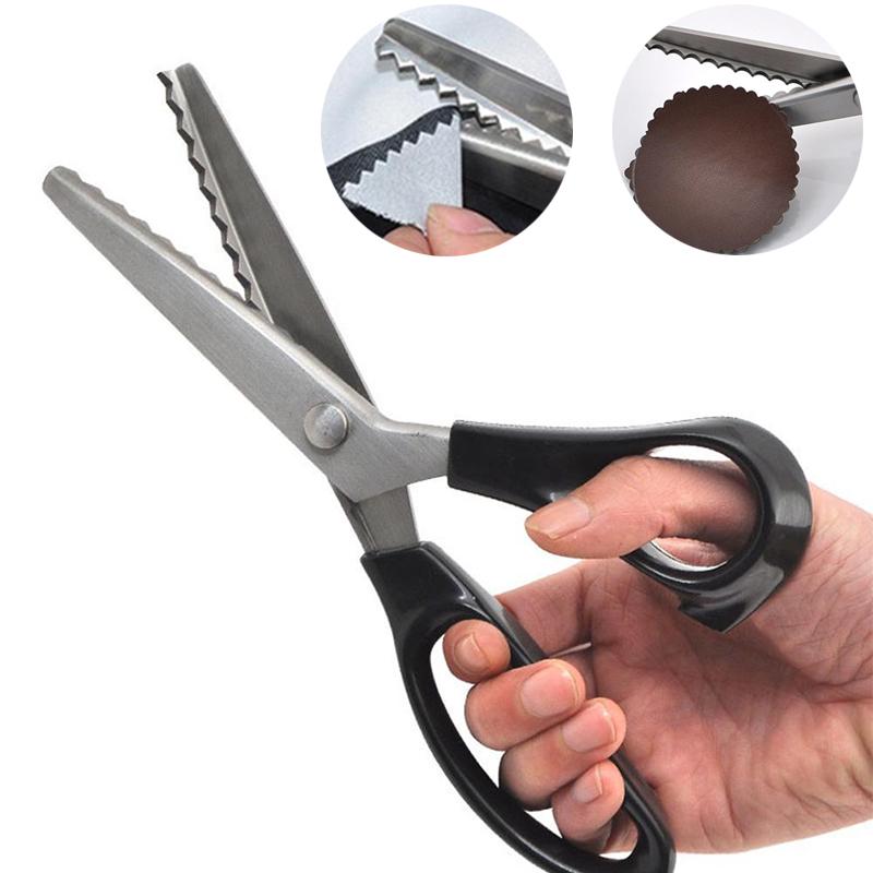 

DIY портативный кройка зубчатый край ножницы зигзаг ножницы клипер