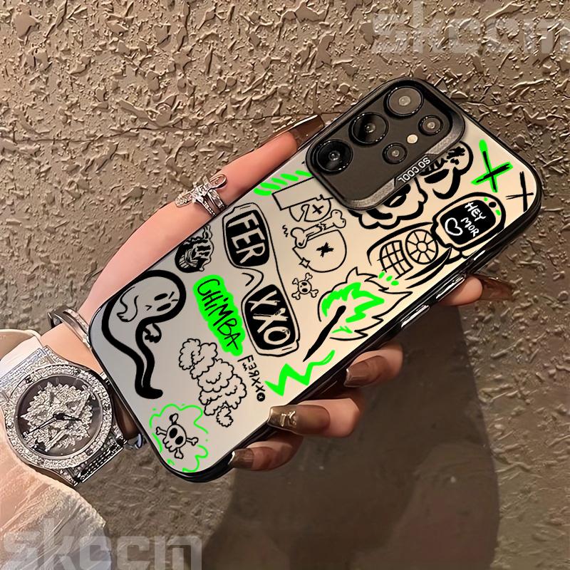 Street Classic Graffiti Print Case For Samsung Galaxy S20 S21 S22 S23 S24 S25 Ultra Plus FE A55 A54 A15 A35 A34 A35 A53 Cover