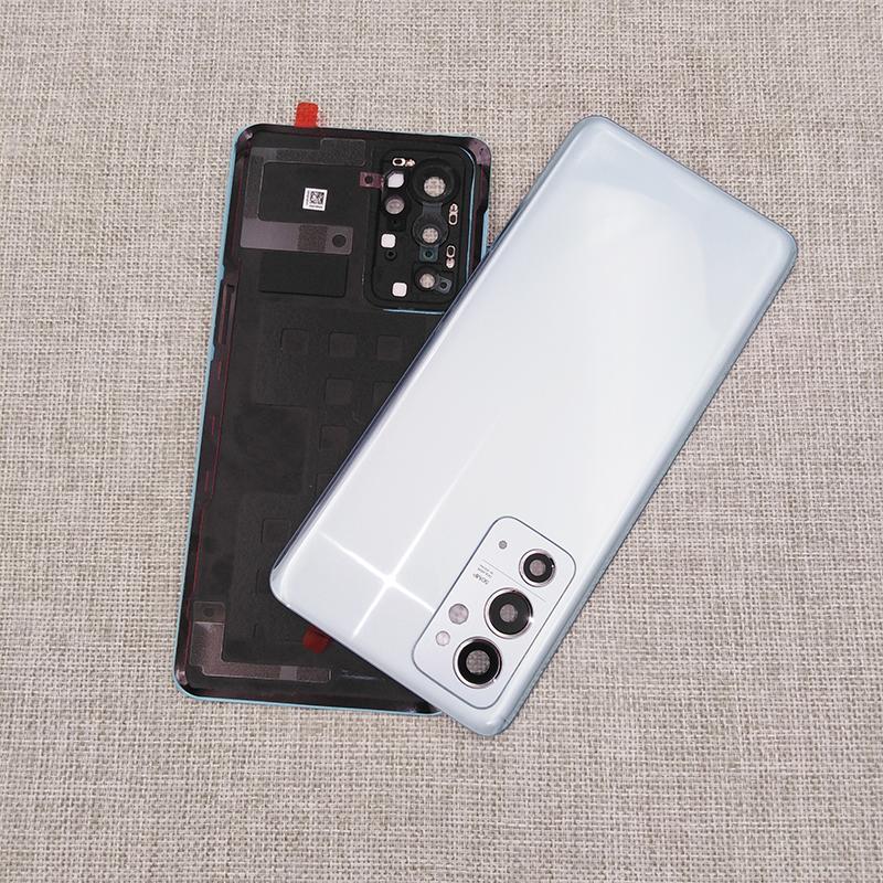 Glas-Rückseite Deckel Abdeckung Für Oneplus 9RT Akkuabdeckung Gehäuse Rückseite Ersatzteile Für One Plus 1+ 9RT Mit Kameralinse