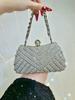 Rhinestones Diamond Evening Bags For Women Luxury Chain Shoulder Crossbody Bags Party Wedding Clutch Purse Handbags