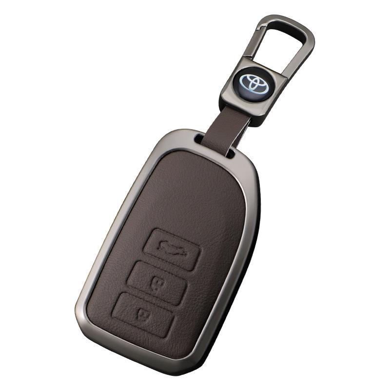 Schlüsselabdeckung für Toyota Yaris L, Vios FS und Echte Lederhülle für Damen