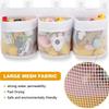 Bathroom Kids Toy Storage Bag - Multi-Compartment Wall Hanging Organizer with Drainage Holes, Large Capacity & Anti-Mold Mesh