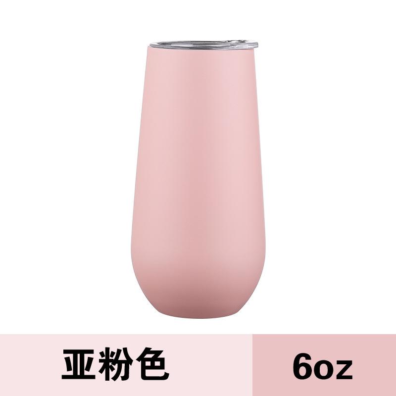 Double Wall U Shape Stainless Steel 6oz Coffee Mug Drinking Wine Mug 180ml Insulated Thermos Vacuum Cups