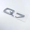 ABS Numbers Letters Q2 Q3 Q4 Q5 Q6 Q7 Q8 Emblem for Audi Q series Car Fender Trunk Rear Logo Sticker Black Silver Accessories