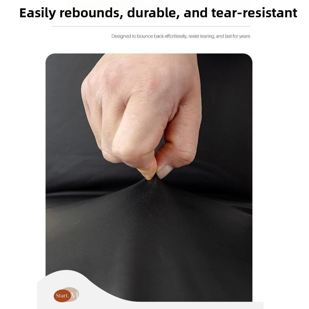 PU Leather Chair Cushion Cover Elastic Stretch Seat Covers New Elastic Chair Cover  Living Room