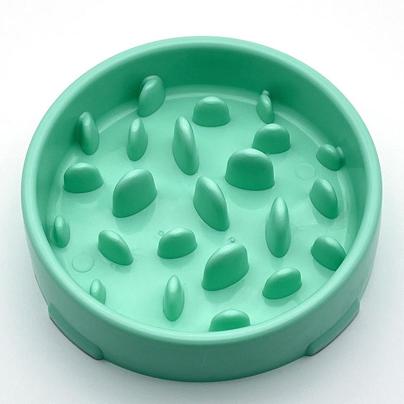 Pet Bowl Dog Bowl Dog Basin Pet Slow Food Bowl Thickened Non-slip Anti-knock Cat Bowl Pet Anti-choke Bowl