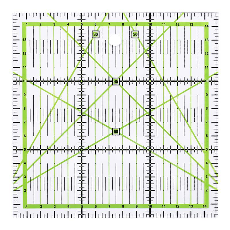 15*15 Cm Quilting Sewing Patchwork Ruler Home Art Cutting Tool Tailor Craft Diy
