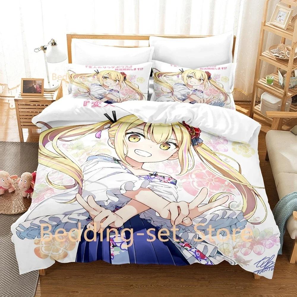 3D Print Anime A Salad Bowl Of Eccentrics Bedding Set Single Twin Full Queen King Size Bed Set Adult Kid Bedroom Duvetcover Sets
