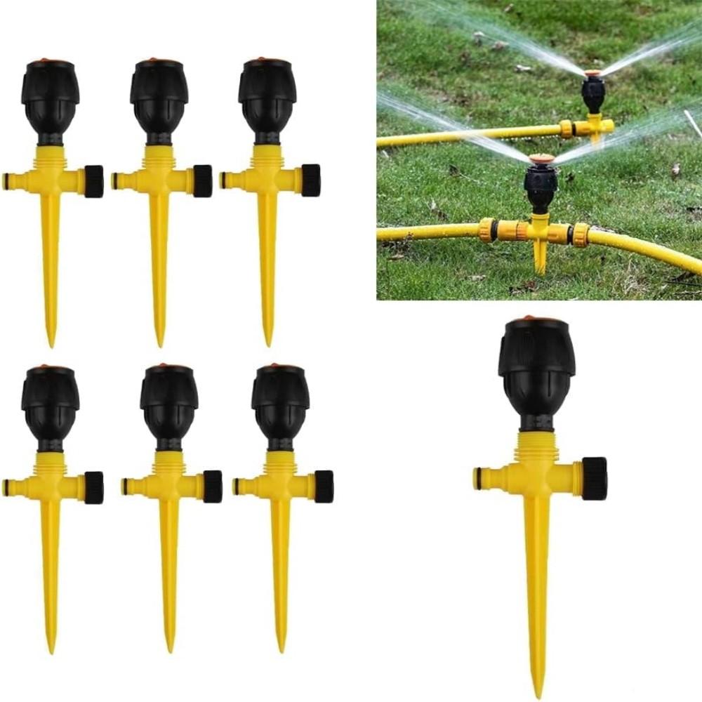 

6pcs Sprinkler, with Range Adjustment, Spray Pattern Control, and Rotation Control, Universal Size