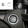 Aluminum Silver One-Click Startup Frame Cover Trim 2PCS For Cadillac CT5 -24