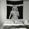 Sabrina Carpenter Wall Tapestry Aesthetic Wall Hanging Printed Fabric Blanket Decorative Tapestries for Bedroom Living Room Home Decor