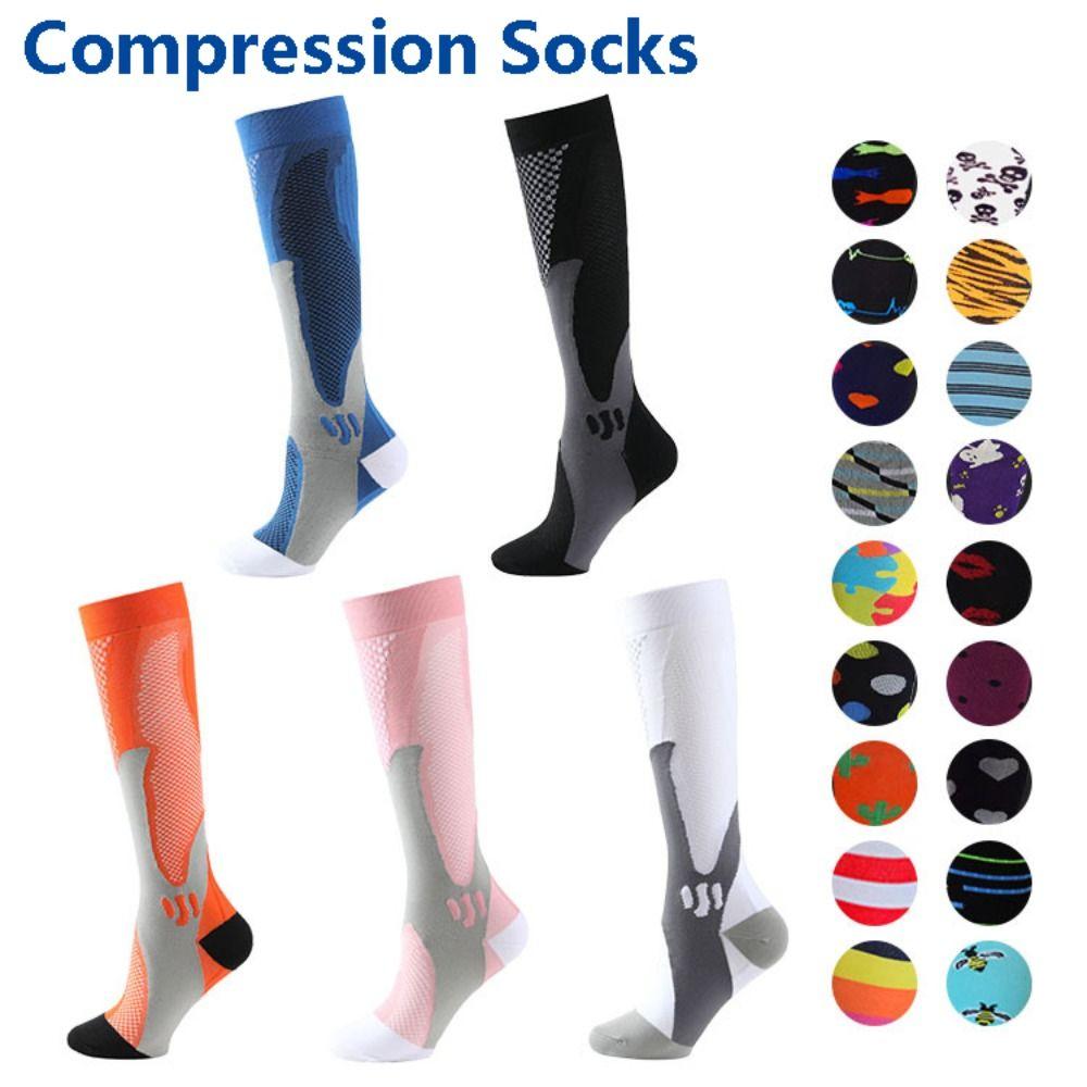 1 Pair Elastic Pressure Socks Anti Odor/Slip/Friction Stocking Compression Socks  Medical Nursing