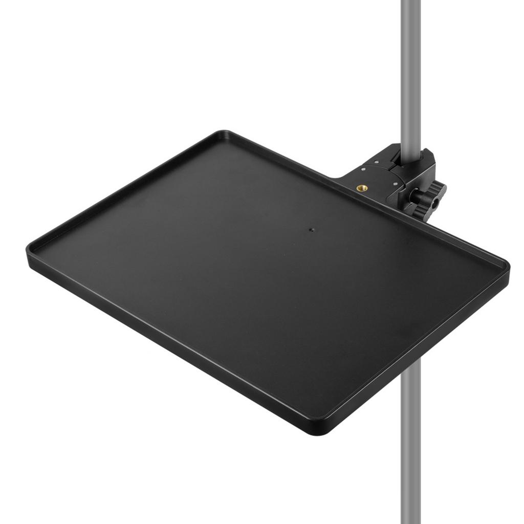 Compactly Sound Equipment Mic Stand Tray Attaches To Mic Boom Arms Perfect For Home Studios And Content Creators