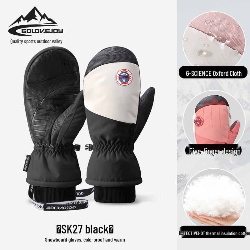 Winter Ski Touchscreen Gloves - Windproof, Cold-Proof, Plus Velvet for Men and Women