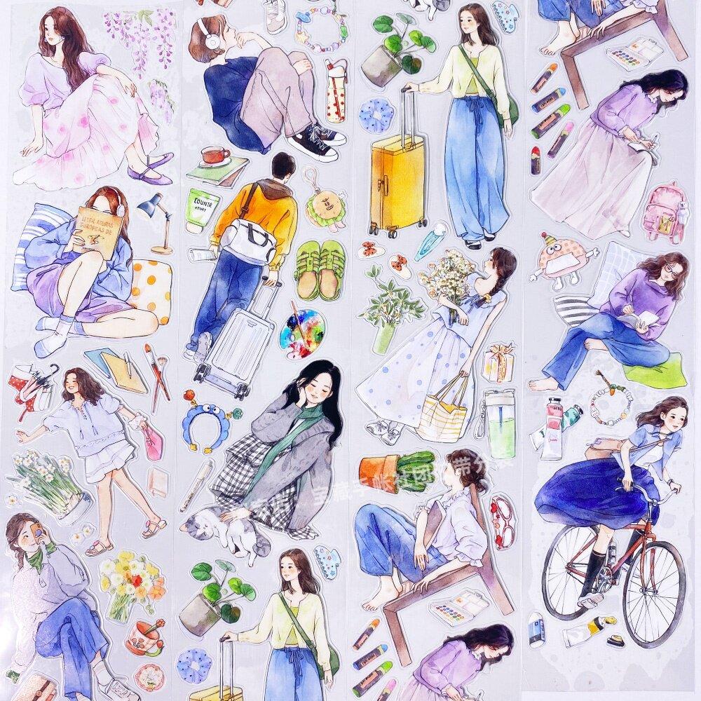 Washi Pet Tape Journal Hello Weekend Wt Character Scene Home Play Day Scrapbooking Phone Case Sticker Loop Sample