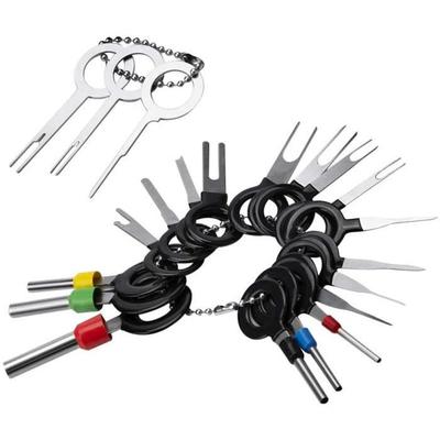 Rongweiwang 21pcs Pin Tool Puller Unlocking Hand Tools Set Tool Extractor Release Wire Set Connector for R278