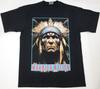 Indian T-shirt Warrior Nation Urban Streetwear 100% Cotton Men's Tee Black New Unisex T-Shirt