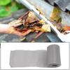 1set Gutter Guard With 10pcs Gray Hooks For DIY Cutting Leaf Rain Mesh Aluminum Gutter Guard Covers Screen Protection Tools