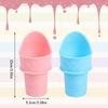 Mini Cones Reutilizáveis Ficam em Pé Para Creme Iogurte Gelado Sorvete Bola Para Adultos Crianças Festa Crianças Bola