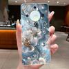 For Honor X50 5G Case Luxury Flower Painted Cover Clear Soft Silicone Phone Case For Honor X 40 50 X40 X50 5G Back Covers Bumper